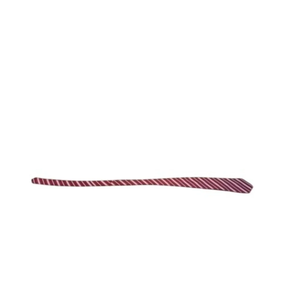 NWT!Tasso Elba Mens Red Portland Stripe Silk Necktie TF0506FX Lawyer Office